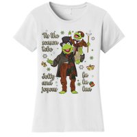 Tis The Season Tobe Jolly And Joyous The Muppet Christmas Carol Women's T-Shirt