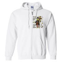 Tis The Season Tobe Jolly And Joyous The Muppet Christmas Carol Full Zip Hoodie