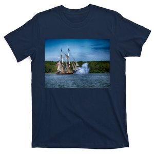 The Tall Ship Niagara With Cannons T-Shirt