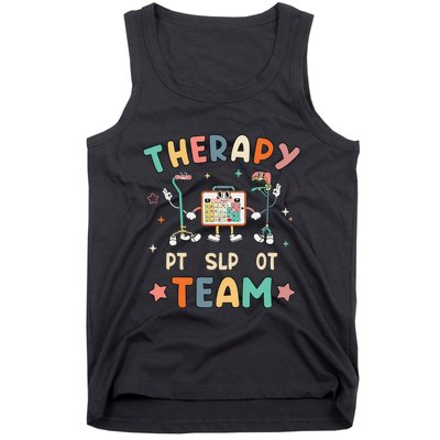 Therapy Team Slp Ot Pt Rehab Therapist Speech Language Tank Top