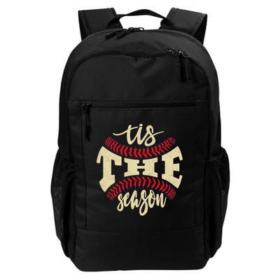 Tis The Season Baseball Is My Favorite Season Gift Baseball Gift Backpack