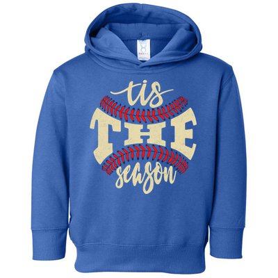 Tis The Season Baseball Is My Favorite Season Gift Baseball Gift Toddler Hoodie