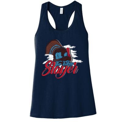 The Turkey Slayer American Hunting Women's Racerback Tank