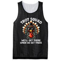 Turkey Trot Squad Funny Thanksgiving Running Costume Mesh Reversible Basketball Jersey Tank