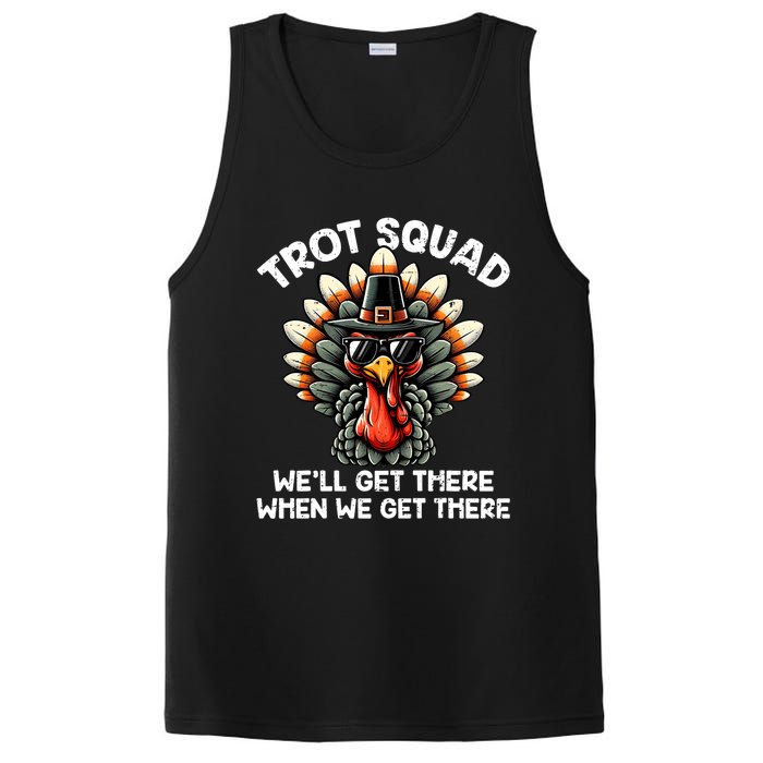 Turkey Trot Squad Funny Thanksgiving Running Costume PosiCharge Competitor Tank