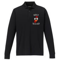 Turkey Trot Squad Funny Thanksgiving Day Running Costume Performance Long Sleeve Polo