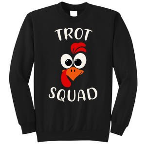 Turkey Trot Squad Funny Thanksgiving Day Running Costume Sweatshirt