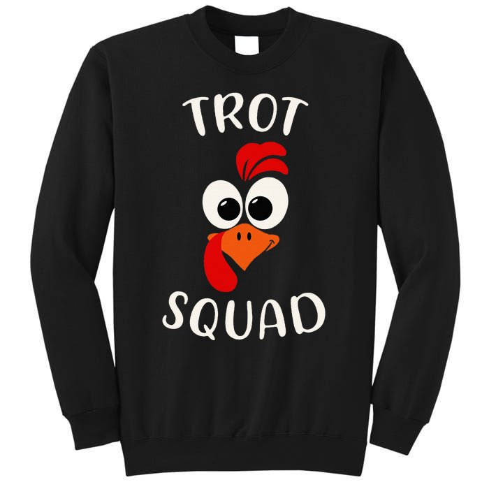 Turkey Trot Squad Funny Thanksgiving Day Running Costume Sweatshirt