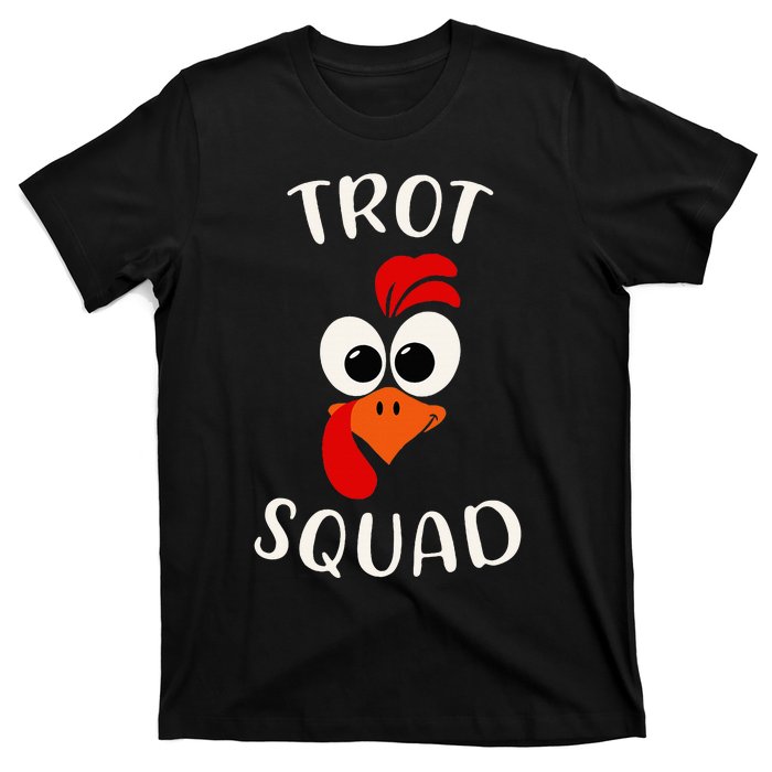 Turkey Trot Squad Funny Thanksgiving Day Running Costume T-Shirt