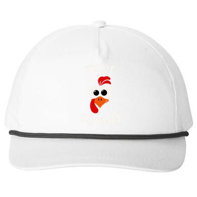 Turkey Trot Squad Funny Thanksgiving Day Running Costume Snapback Five-Panel Rope Hat