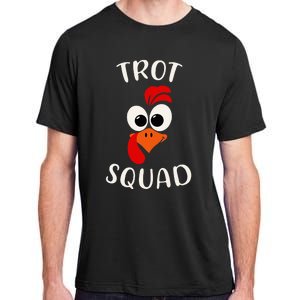 Turkey Trot Squad Funny Thanksgiving Day Running Costume Adult ChromaSoft Performance T-Shirt