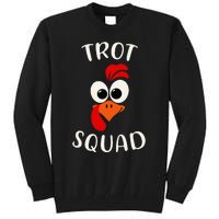 Turkey Trot Squad Funny Thanksgiving Day Running Costume Tall Sweatshirt