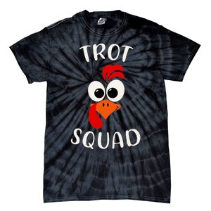 Turkey Trot Squad Funny Thanksgiving Day Running Costume Tie-Dye T-Shirt