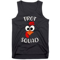 Turkey Trot Squad Funny Thanksgiving Day Running Costume Tank Top