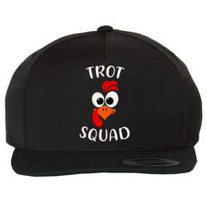 Turkey Trot Squad Funny Thanksgiving Day Running Costume Wool Snapback Cap