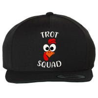 Turkey Trot Squad Funny Thanksgiving Day Running Costume Wool Snapback Cap