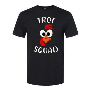 Turkey Trot Squad Funny Thanksgiving Day Running Costume Softstyle CVC T-Shirt