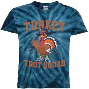 Turkey Trot Squad 2024 Kids Tie-Dye T-Shirt