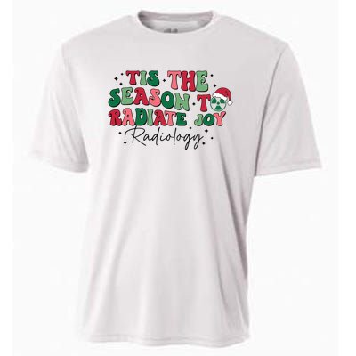 Tis The Season To Radiate Joy Radiology Cooling Performance Crew T-Shirt