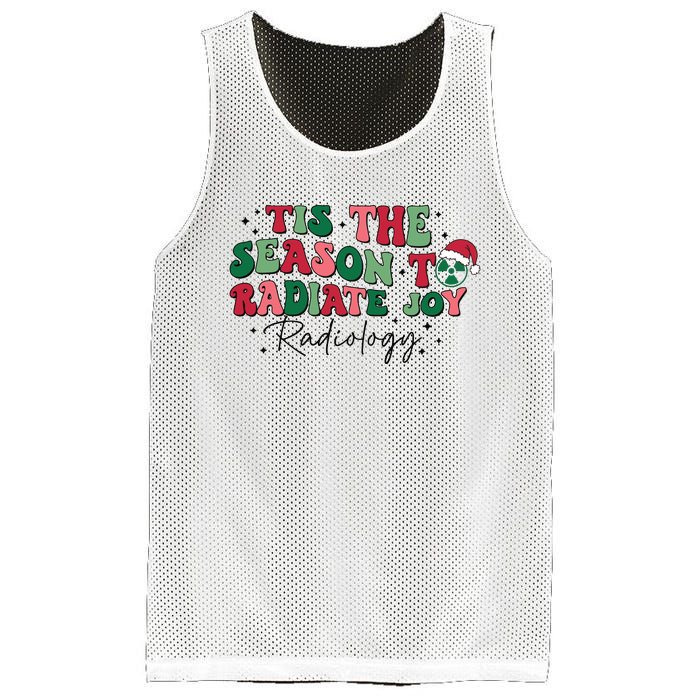 Tis The Season To Radiate Joy Radiology Mesh Reversible Basketball Jersey Tank