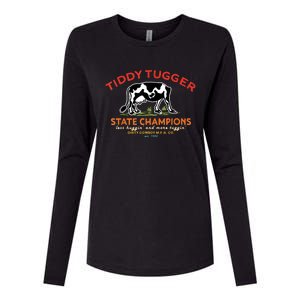 Tugger Tiddy State Champions Womens Cotton Relaxed Long Sleeve T-Shirt