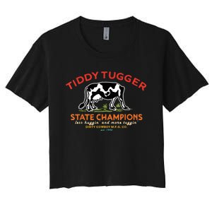 Tugger Tiddy State Champions Women's Crop Top Tee