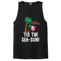 Tis the SeaSun Tropical Christmas Season Santa Flamingo Fan PosiCharge Competitor Tank