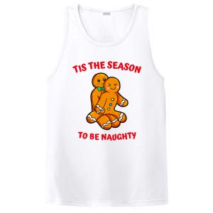 Tis The Season To Be Naughty Gingerbread Couple Christmas PosiCharge Competitor Tank