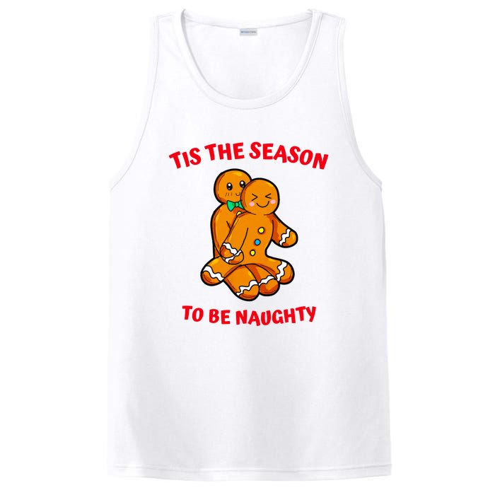 Tis The Season To Be Naughty Gingerbread Couple Christmas PosiCharge Competitor Tank