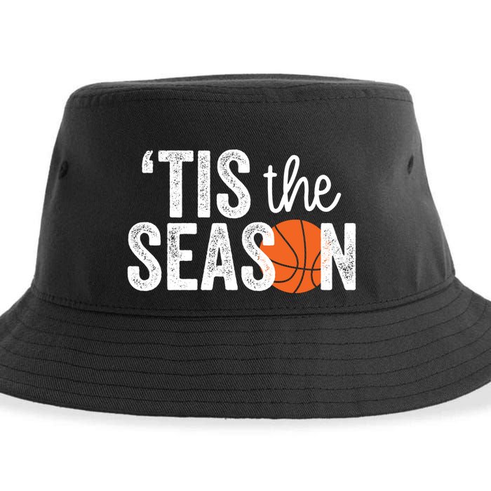 Tis The Season Basketball Player Gift Sustainable Bucket Hat