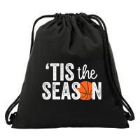 Tis The Season Basketball Player Gift Drawstring Bag