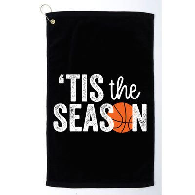 Tis The Season Basketball Player Gift Golf Towel