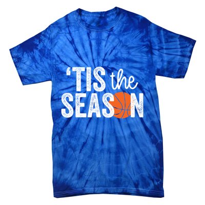 Tis The Season Basketball Player Gift Tie-Dye T-Shirt