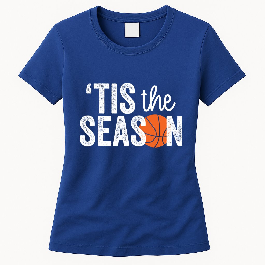 Tis The Season Basketball Player Gift Womens T-Shirt