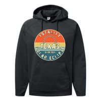 Totality Texas Solar Eclipse 2024 America Total Eclipse Performance Fleece Hoodie