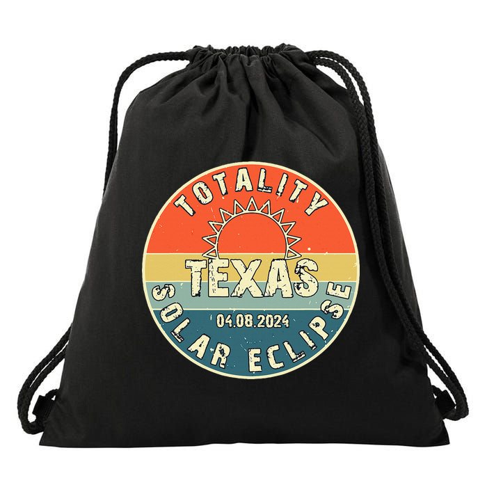 Totality Texas Solar Eclipse 2024 America Total Eclipse Drawstring Bag