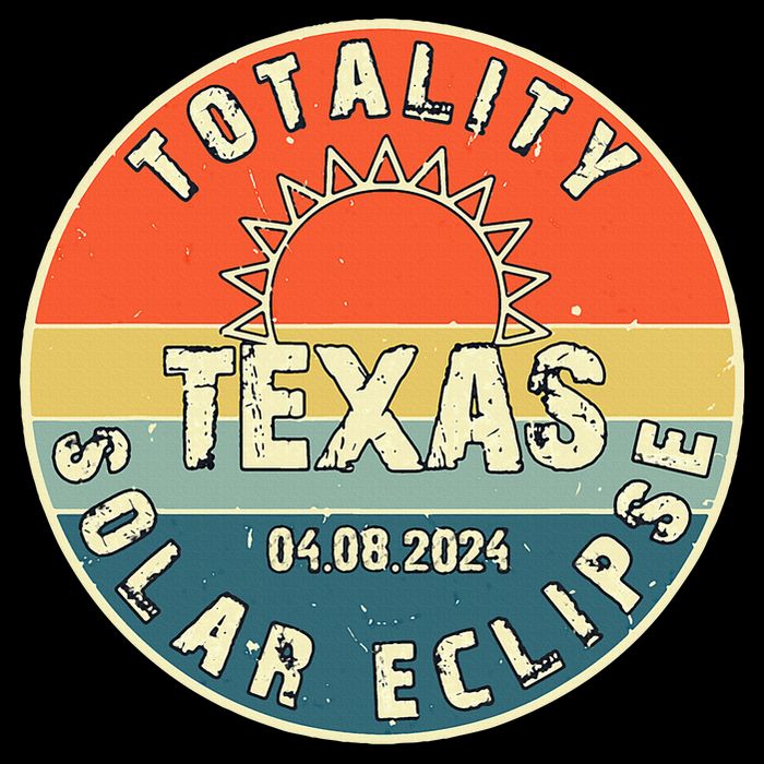 Totality Texas Solar Eclipse 2024 America Total Eclipse Drawstring Bag