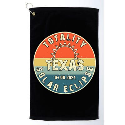 Totality Texas Solar Eclipse 2024 America Total Eclipse Platinum Collection Golf Towel