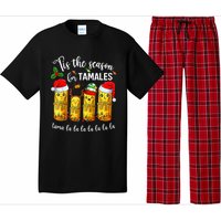 Tis The Santa Hat Season For Tamales Tama Lalalalalalalall Pajama Set