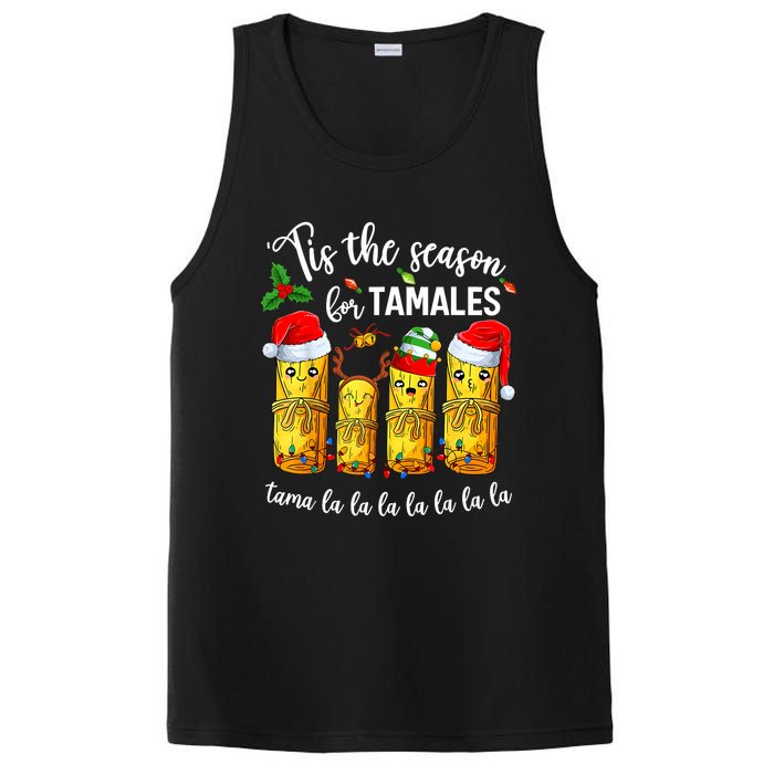 Tis The Santa Hat Season For Tamales Tama Lalalalalalalall PosiCharge Competitor Tank