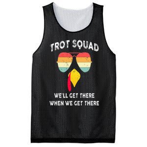 Turkey Trot Squad We'll Get There When We Get There Mesh Reversible Basketball Jersey Tank