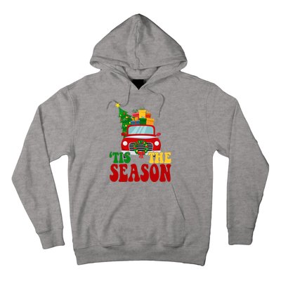 Tis The Season Jolly Christmas Truck Hoodie