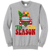 Tis The Season Jolly Christmas Truck Sweatshirt