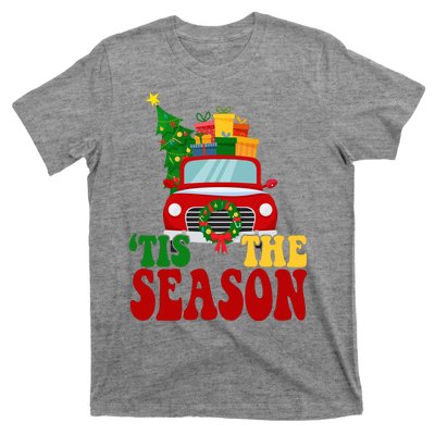 Tis The Season Jolly Christmas Truck T-Shirt