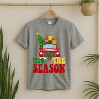 Tis The Season Jolly Christmas Truck T-Shirt