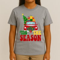 Tis The Season Jolly Christmas Truck T-Shirt