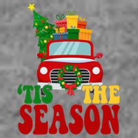 Tis The Season Jolly Christmas Truck T-Shirt