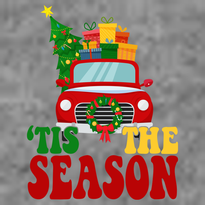 Tis The Season Jolly Christmas Truck T-Shirt