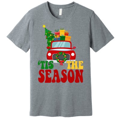 Tis The Season Jolly Christmas Truck Premium T-Shirt