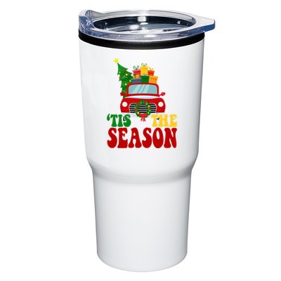 Tis The Season Jolly Christmas Truck Tumbler